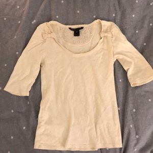 Marc Jacobs 3/4 length scoop neck tee